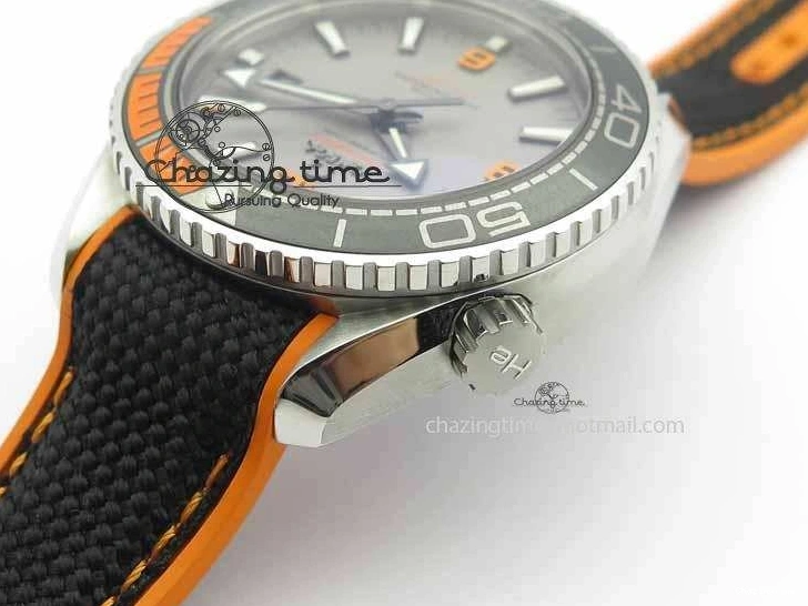 0313 UrbanStyle Planet Ocean 2016 43.5mm SS OM 1:1 Best Edition Gray Dial On Black Nylon Strap A 8168